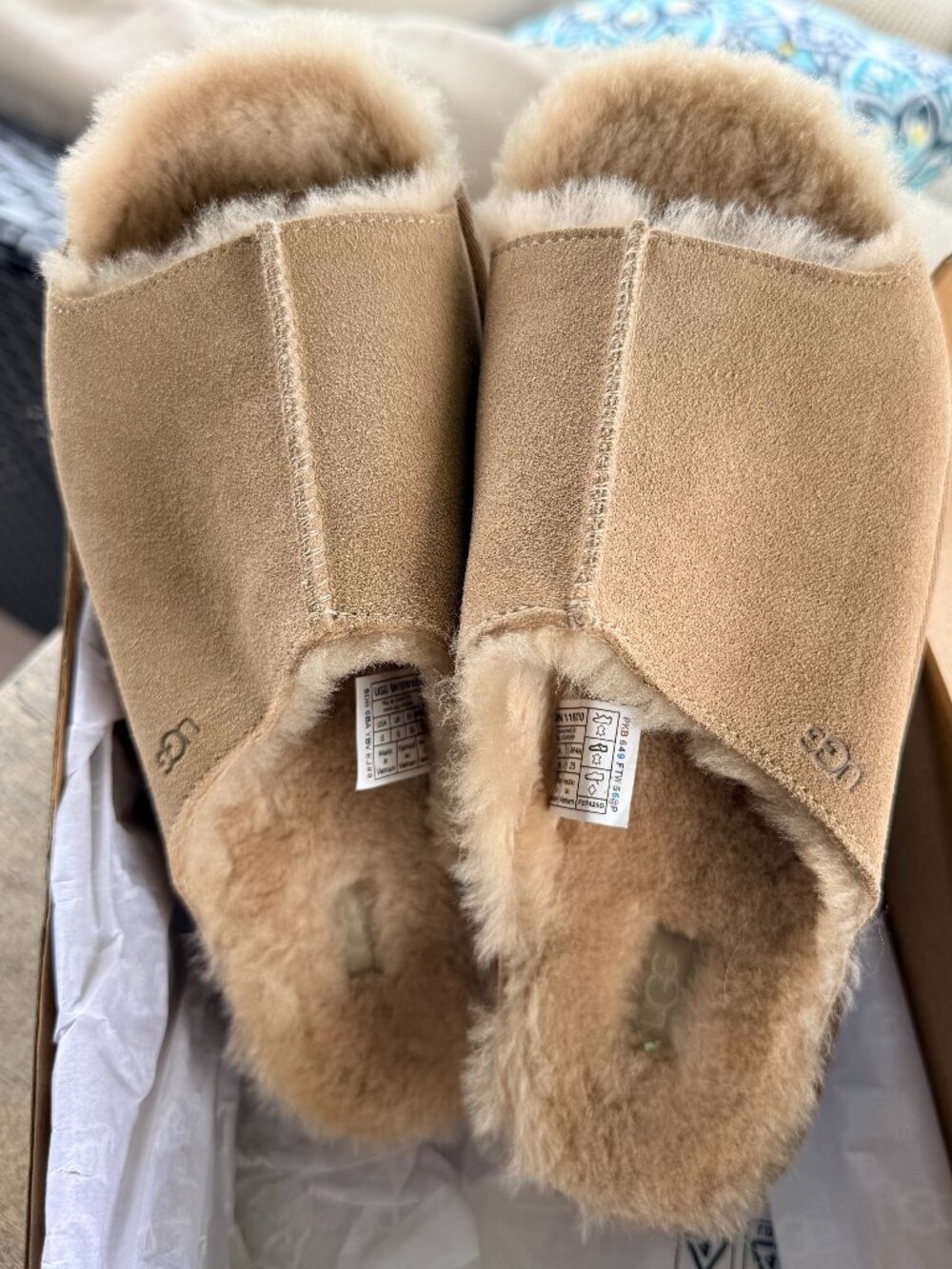 UGG Greenport Slide Sheepskin Indoor Outdoor Slipper NEW